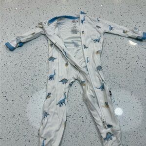 Kyte Baby Zippered Footie in Jurassic - 0-3 months